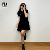 P&X设计师女装夏季连衣短裙 polo裙显瘦气质休闲824208275 黑色 商品缩略图1