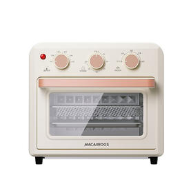 【小家电】迈卡罗MC-KL15M烤箱15L家用空炸烤箱高颜值早餐机HF