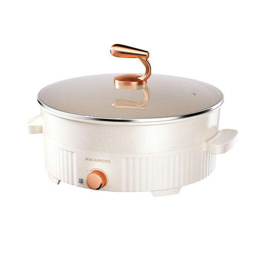 【小家电】迈卡罗MC-BD157多功能电热锅家用炒菜锅电炒锅火锅蒸煮炖一体HF 商品图0