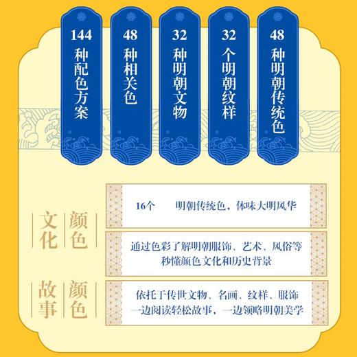 国色大明 中国传统色中国色彩文化传承古典中国文化色彩美学明朝传统色纹样服饰建筑色彩艺术史 商品图3