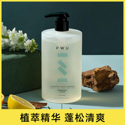 PWU朴物大美雪松去屑蓬松洗发水500ml 商品图0