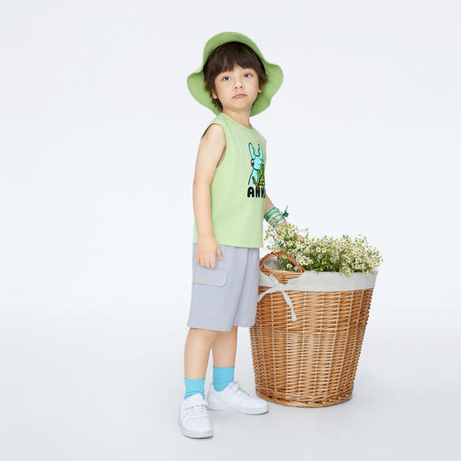 男童记忆棉凉感背心新款安奈儿童装实体店同款XB422594 商品图5