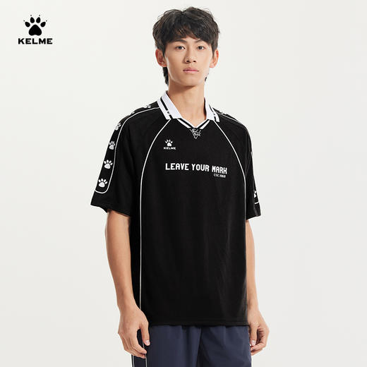 卡尔美新翻领短袖T恤 商品图2