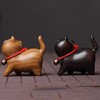好奇萌猫咪°绿檀/黑檀小摆件 商品缩略图2