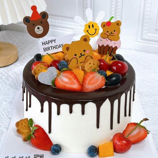 【淋面创意水果蛋糕001】 商品图0