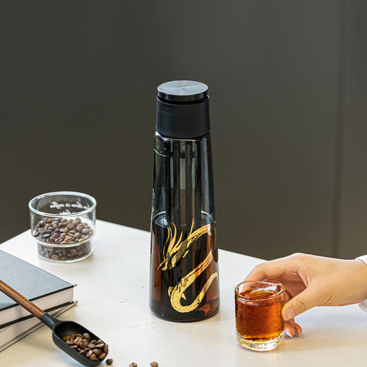 泰摩 冰锥冷泡瓶咖啡冷萃壶家用冷萃杯冰咖啡玻璃壶过滤冷泡茶壶 商品图11