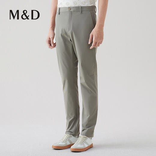 【名盾】四面弹休闲裤，干爽亲肤不粘身，修身显腿长M0AL12631C 商品图1