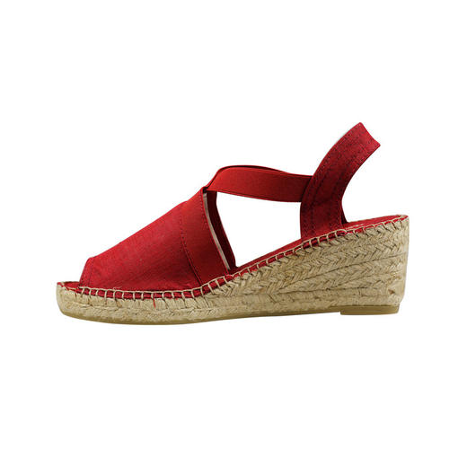 西班牙原产手工制作时尚轻便超舒适女款草编鞋 341SV-红色 商品图1