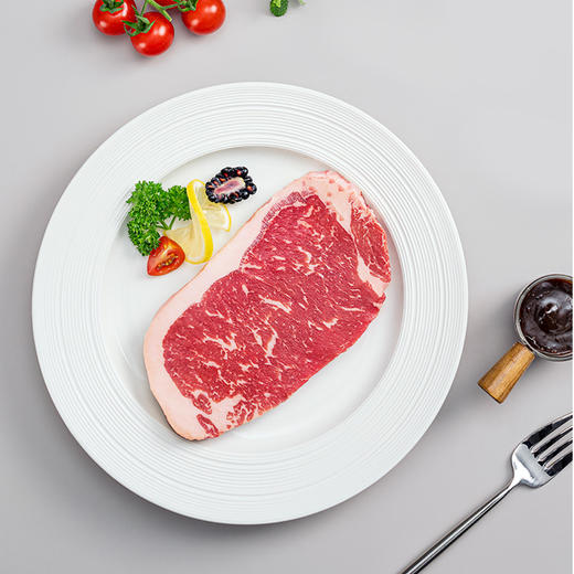 亲心 谷饲西冷牛排1440g（8片）【赠品】海盐黑胡椒碎70g/瓶+精品刀叉 商品图4