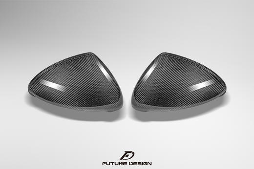 保时捷 卡宴 Cayenne 985.2 原车款不带辅助高品质碳纤维后视镜壳 商品图0