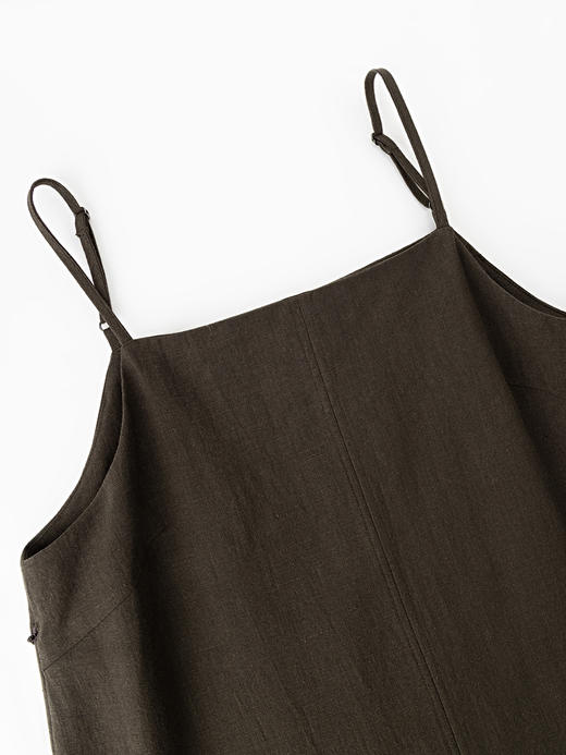 COCO ZONE”提拉米苏“夏季简约显瘦吊带连衣裙时尚百搭休闲中长裙CC2B0929 商品图4