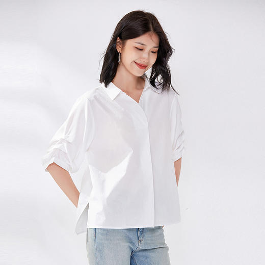 馥迦法式V领设计感衬衫 商品图4