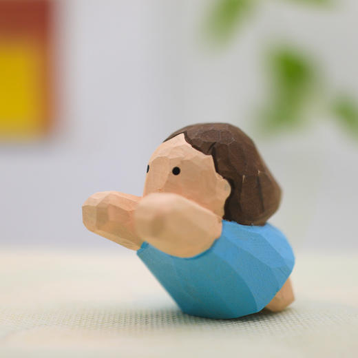 木雕冰箱贴<星星和孩子> 商品图2