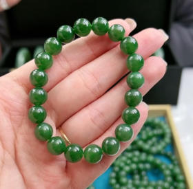 碧玉单圈-圆珠手串
