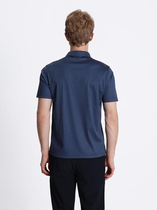 callisto蓝色桑蚕丝混纺T恤 STTSS110H 商品图2