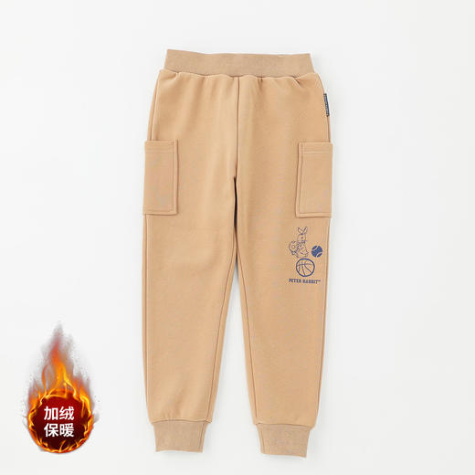 ⁴微瑕清仓99元任选2件：比得兔儿童加绒卫裤 适110-150码 冬款加绒款-YC04--CRMM-BDT正码正拍 冬季囤货拍大1-2码 商品图2