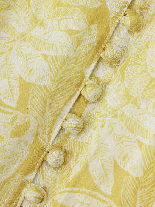 COCO ZONE”心动前奏“夏季时尚印花连衣裙气质圆领收腰显瘦A字裙CC1B1207 商品图5