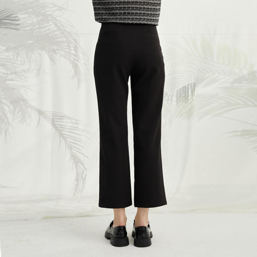 VIVIAN LIU薇薇安刘R2425002春女装新款腹部捏褶通勤直筒长裤 商品图1