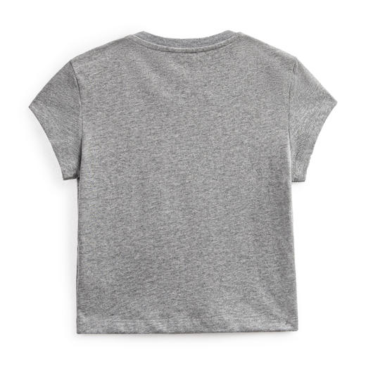 马登V领纯色短袖纯棉正肩T恤休闲百搭短款辣妹上衣修身基础款夏女 商品图6