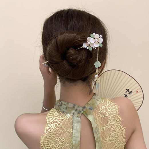 简约现代古风发簪新中式发钗高级感汉服头饰日常盘发簪子女钗子 商品图1