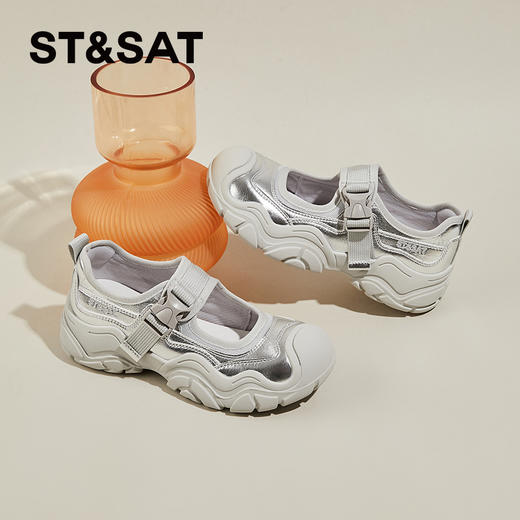 星期六时髦厚底运动透气玛丽珍SSC1111654 商品图0