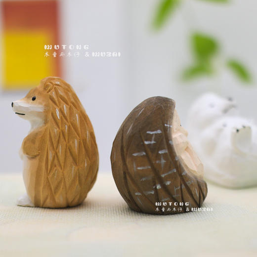 木雕<小刺猬> 商品图0