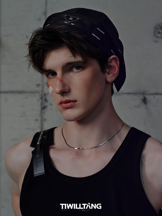 TIWILLTANG启世录“褶翼环迹”折边拼接水手帽设计感贝雷帽 商品图2