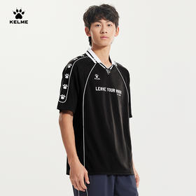 卡尔美新翻领短袖T恤