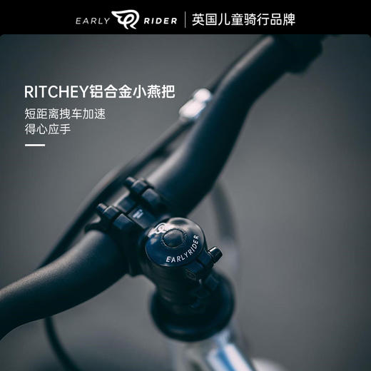 Earlyrider Belter 儿童自行车 16寸 城市版 银色 儿童自行车男女孩3-6岁16寸中大童脚踏单车8岁童车 商品图3