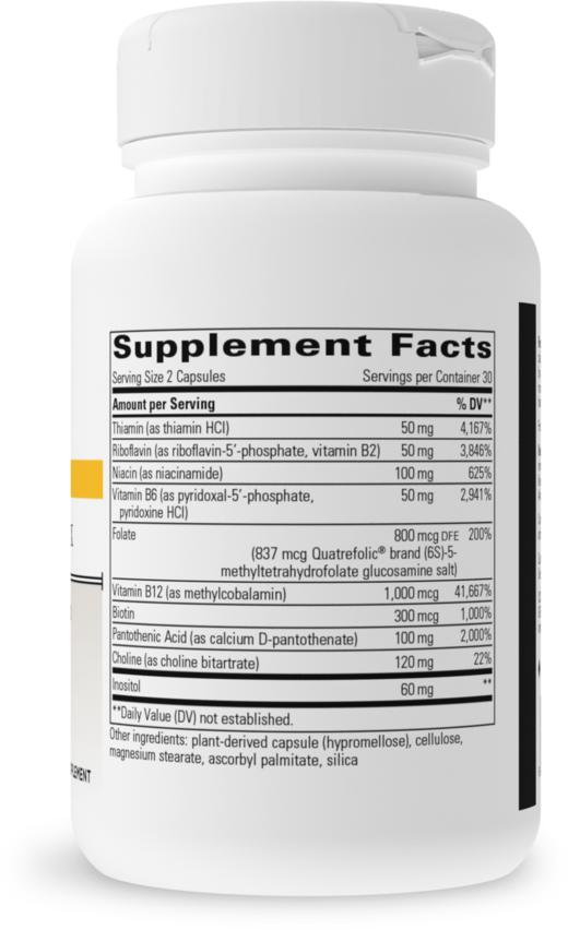 INTEGRATIVE 活性B族 活性叶酸 ACTIVE B-COMPLEX 60粒 商品图1