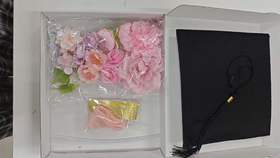 毕业帽簪花diy学士帽硕士帽