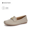 natursun女鞋女士超软豆豆鞋平底鞋羊皮一脚蹬牛津鞋N24468832 商品缩略图1
