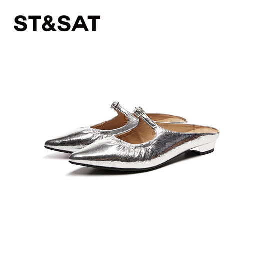 星期六时髦尖头一脚蹬穆勒拖SSC21100R8 商品图10