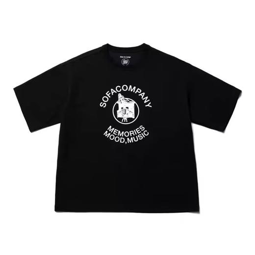 SUPERTOFU（SPTF)/CDT-SS24-T004/复古趣味手绘 弧形图案 索罗娜 短袖T恤 商品图5