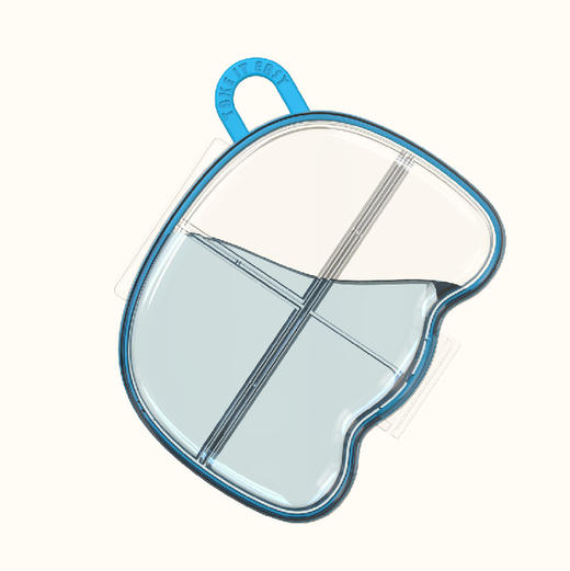 药盒便携可爱药品药片分装收纳盒随身旅行一日三餐密封提醒吃药小盒子 商品图7