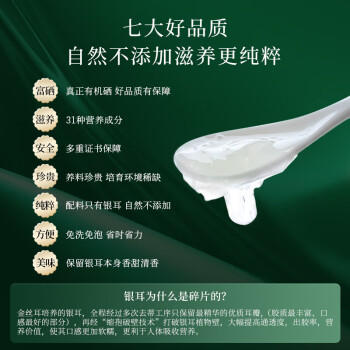 金丝耳有机富硒银耳礼盒120g即食银耳羹早餐南北干货送父母长辈礼品物 商品图1