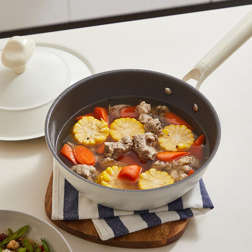 神田 云朵锅系列钛合金家用不粘奶锅mini炒锅 20cm/24cm 商品图2