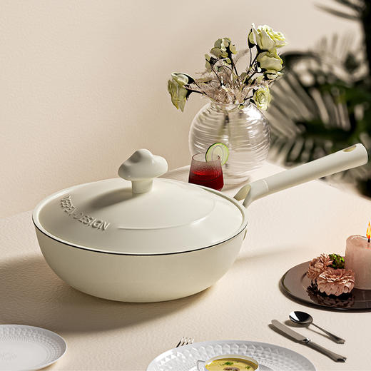 神田 云朵锅系列钛合金家用不粘奶锅mini炒锅 20cm/24cm 商品图1