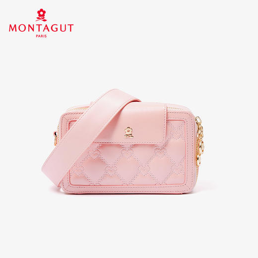 梦特娇法式时尚斜挎包通勤单肩羊皮女包 商品图5