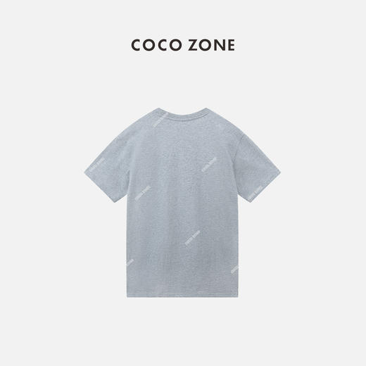COCO ZONE “ins灰T"夏季字母印花短袖T恤休闲百搭上衣CC2B0973 商品图1