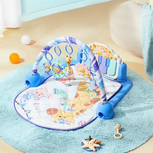 澳贝环游乐队乳胶垫宝宝健身架初生礼满月礼周岁礼461119 商品图0