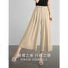 【五折购】熙世界八分裙裤女2025夏薄款高腰宽松显瘦气质休闲裤子阔腿裤裙 商品缩略图1