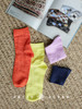 699积分兑换 PETIT SCHAN小闪 Lucky 2024 Socks  小闪幸运袜  亚麻混纺薄款糖果色中筒袜两双装 商品缩略图3