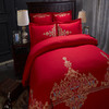 恒源祥 百花争妍 全棉绣花婚庆四件套 商品缩略图6