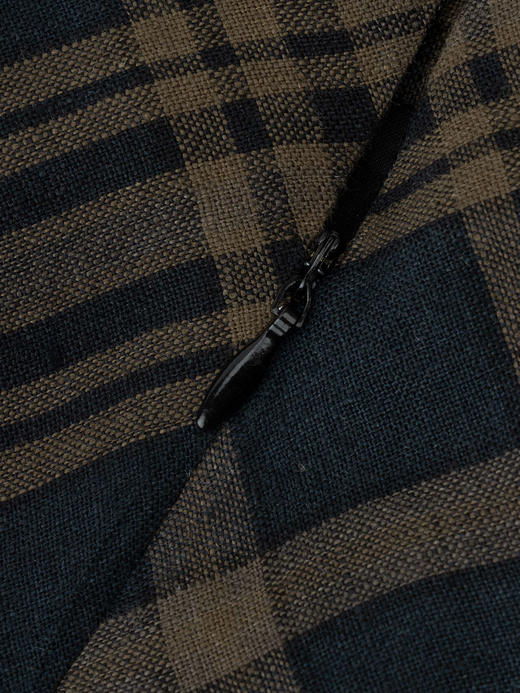 COCO ZONE “雾岛半裙” 夏季复古格子半身裙气质A字中长裙CC2B0898 商品图5