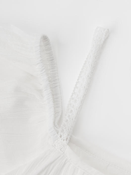 COCO ZONE”露肩连衣裙“夏季纯色一字领吊带连衣裙宽松时尚长袖A字裙CC1B1205 商品图4