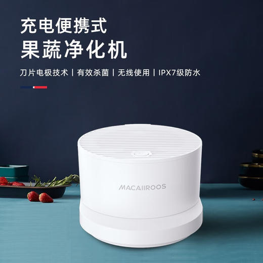 【小家电】迈卡罗MC-QX08A果蔬清洗机 家用洗菜机 蔬果净化器消毒食材净化消毒器HF 商品图1