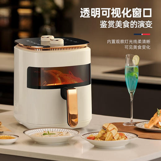 【小家电】迈卡罗MC-KL476空气炸锅 无油烟电炸锅家用多功能大功率 大容量 烤箱薯条机HF 商品图2