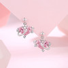 卡蒂罗/KADER 在逃公主系列 心动魔法耳钉 925银梦幻爱心大颗粉锆童话设计耳饰 梦幻俏皮甜美可爱配饰闪耀吸睛 女生 商品缩略图3