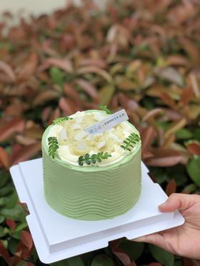 榴莲控错过会哭的  榴莲椰香斑斓口味奶油蛋糕